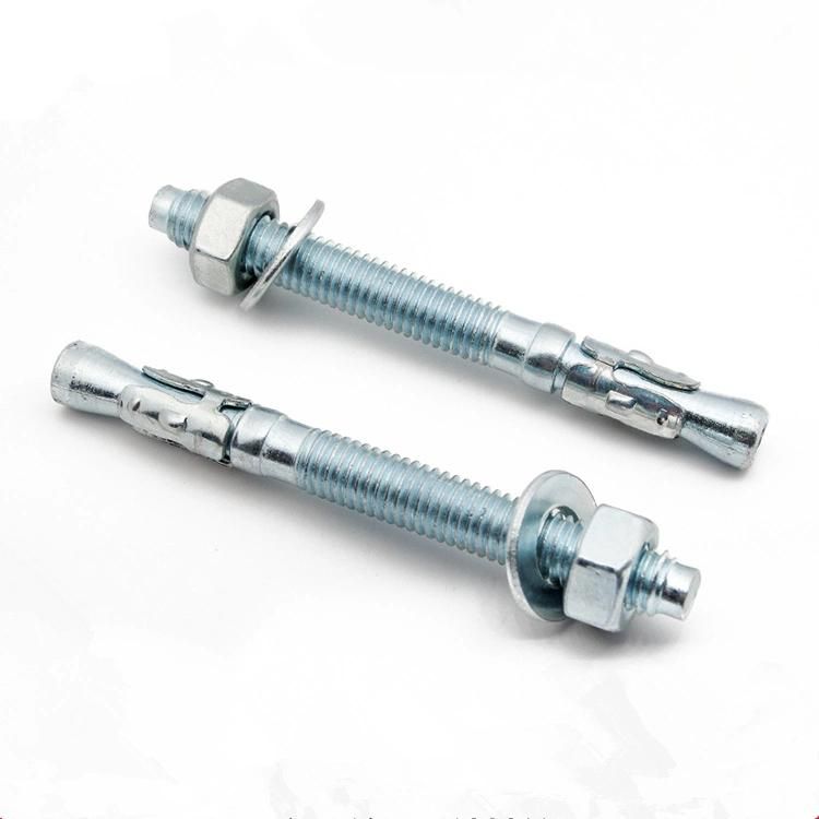 Wedge Anchor, Expansion Anchor Bolt, Concrete Anchor Carbon Steel. Zinc Plate. Galvanized