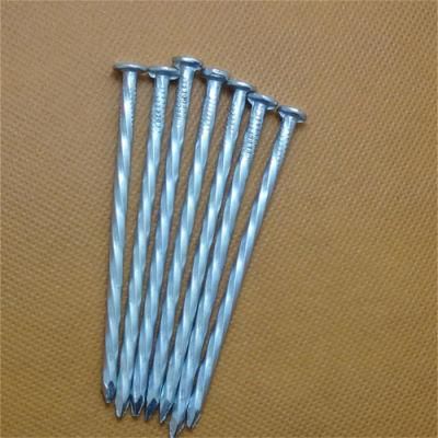 Color Plated Floor Nail Thread Nail Strong Bending Resistance