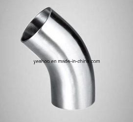 SMS Sanitary Stainless Steel 45 Degree Elbow with Straight End