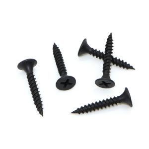 Hot Selling Factory Outlet 3.5/4.2 Size Fine Coarse Thread Black Phosphating Drywall Screws 3.5*25