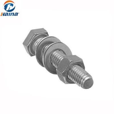 HDG Carbon Steel Rail Bolt with Nut and Washer