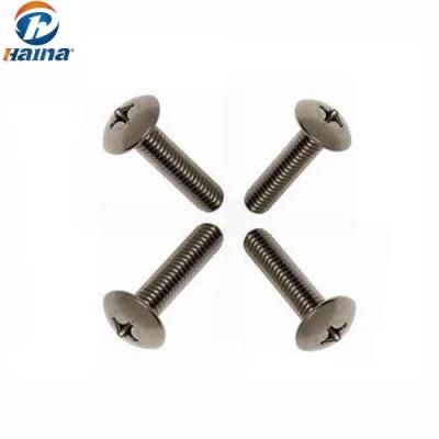 Ss 304 Modified Truss Head Machine Screw with Cross-Slotted