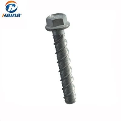 China Carbon Steel Hex Flange Lag Wood Screws Hot DIP Galvanizing Lag Screws/Fastener Screws