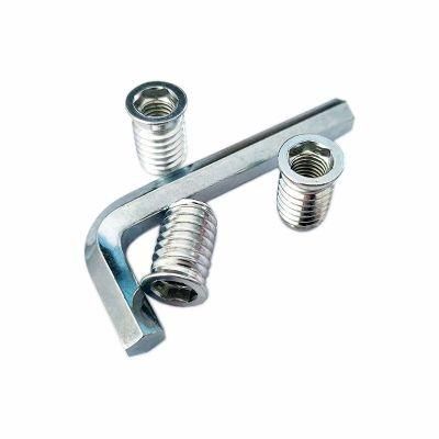 Insert Iron Hexagon Hreaded Wood Insert Nuts for Wood Furniture
