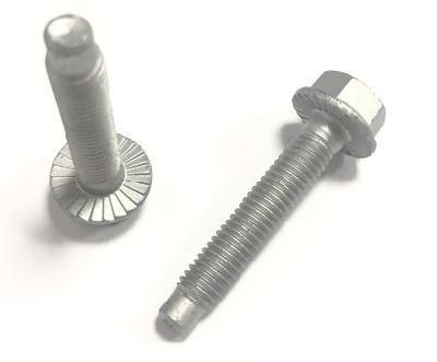 Hex Flange Bolt Gr 8.8 with Extended Point Surface Dacromet