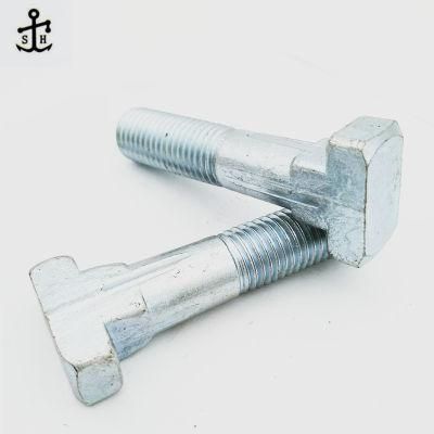 Zinc Cr3 Class 8.8 Steel BS T Bolt Made in China