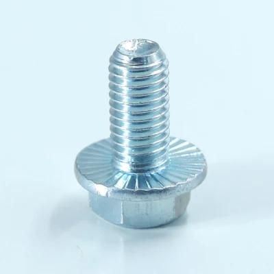 Factory Price M6 M8 M25 DIN6921 Class 58 Zinc Coating Hex Head Bolt and Nut Hex Flange Bolt