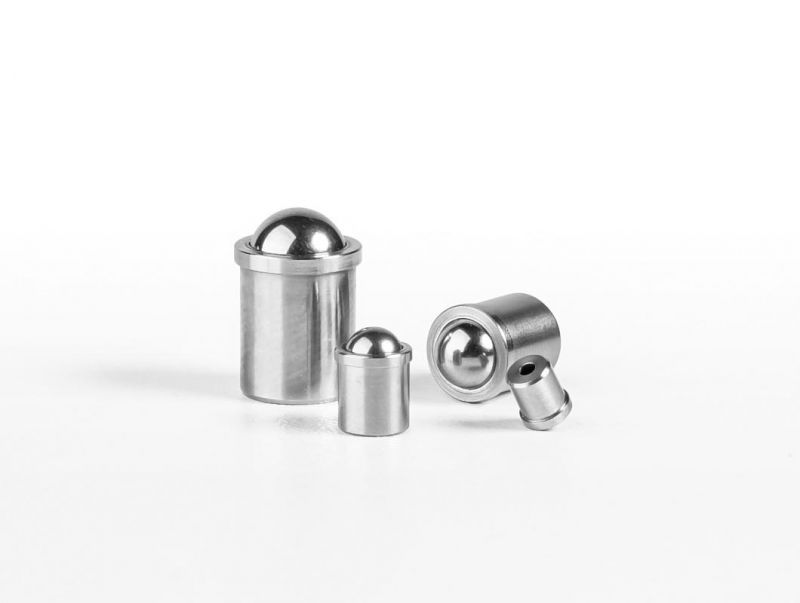 Stainless Steel Position Pin, Ball Head Spring Plunger with Step, No Thread Plunger Spare Parts