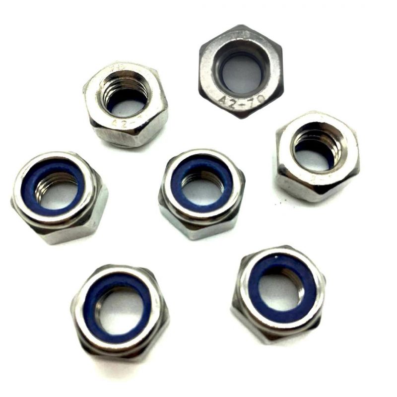 DIN985 Hex Nylon Lock Nut with Zp