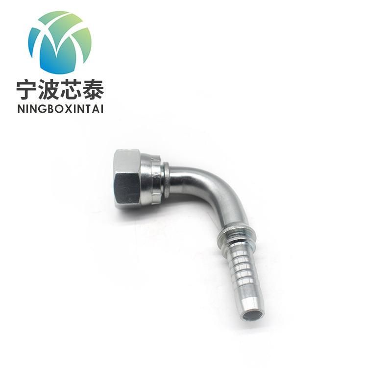 OEM ODM Factory Bsp Female 60 Cone 90 Elbow Straight Hydraulic Hose Ferrule End Fittings Hydraulic Hose Adapter Reducer Pipe Fitting