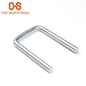 DIN 3570 Stainless Steel 304 316 Square U Bolt Flat U Bolts for Construction Electric Power