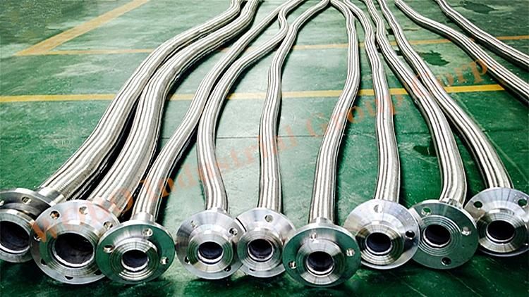 DN10 3/8" Cryogenic Braided Flexible Hose with Vacuum Bayonet Connection