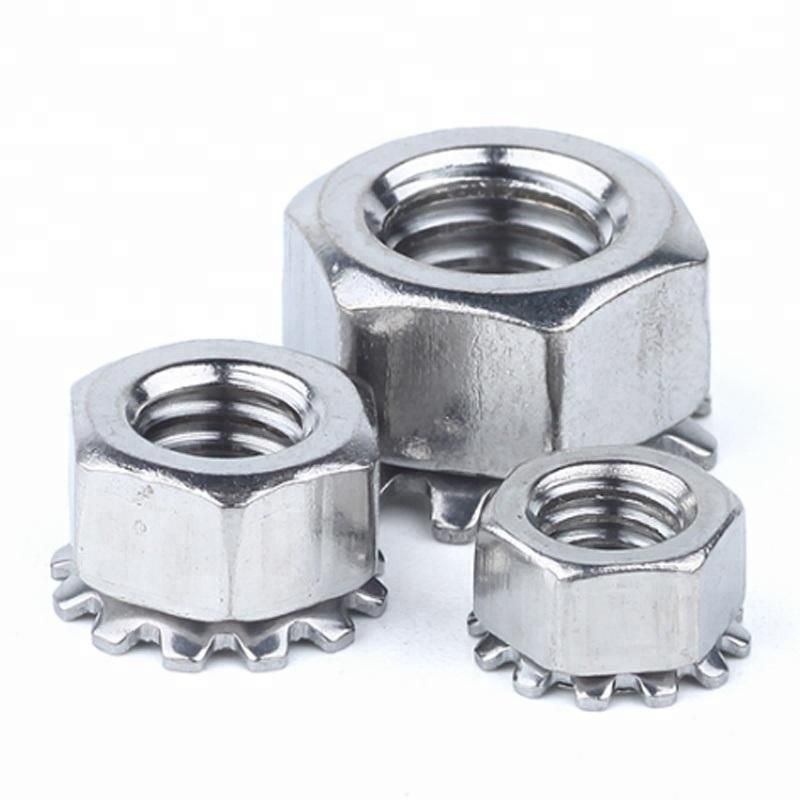 Stainless Steel 304 Hexagon K-Lock Nuts