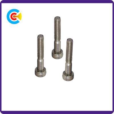 Stainless Steel M12/Hexagon Socket Knurled Cheese Head Cap Screw