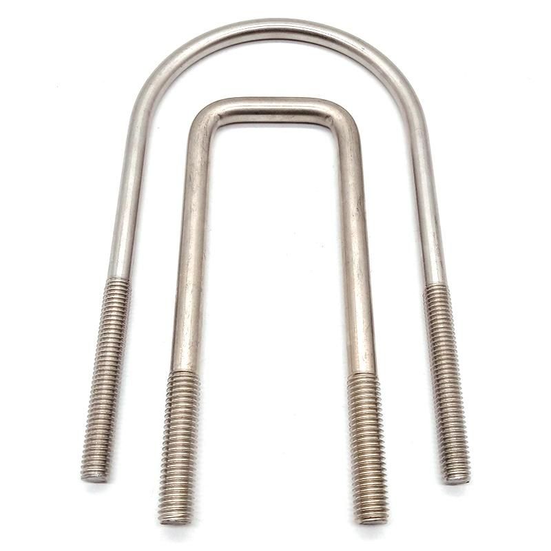 Stock 304 Stainless Steel Square U Bolt