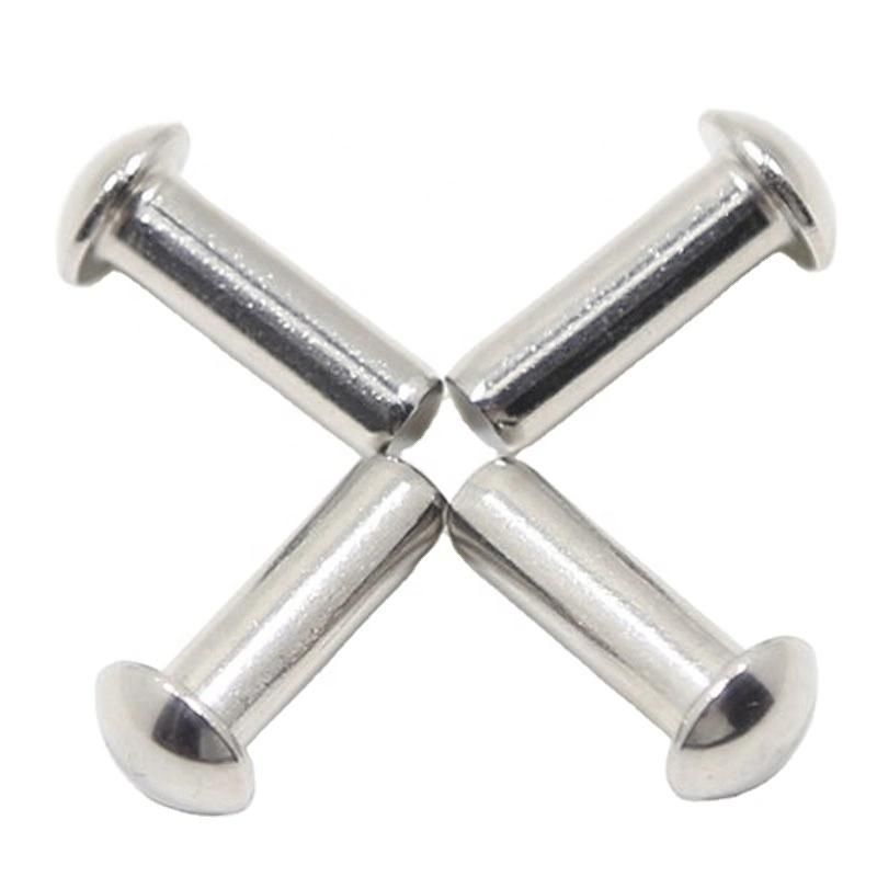 GB867 M2-6 Plain Surface Treatment Stainless Steel Round Head Rivet