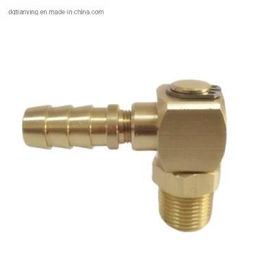 Custom-Tailored Nitto Brass Swivel Hose Fitting for Cooling System