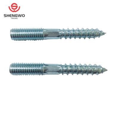 Double Head Threaded Hanger Bolt Screw