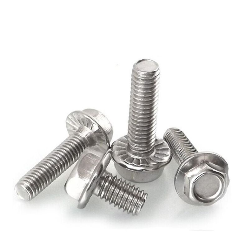 Hex Flange Bolt with Yellow Zinc M14