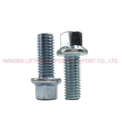 Carbon Steel Flange Hex Bolts Grade 5.8 8.8 10.9 Zinc Plated Small Qty