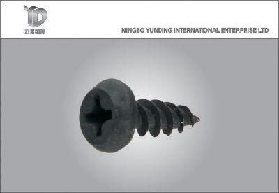 Phillips Pan Framing Head Self Drilling Screw, Black Phosphated