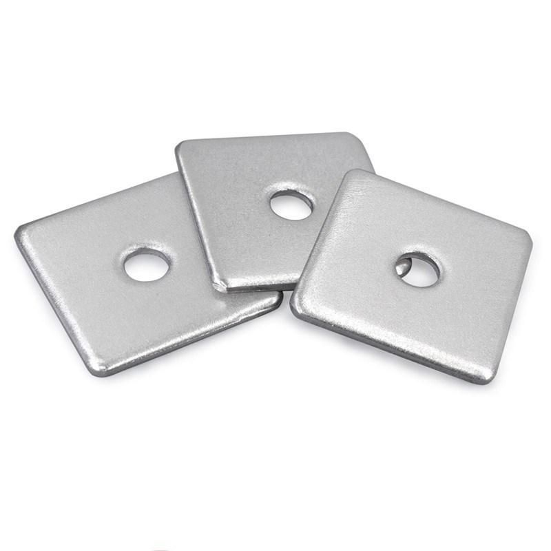 High Quality and Durable Square Washer Carbon Steel Galvanized Flat Washer