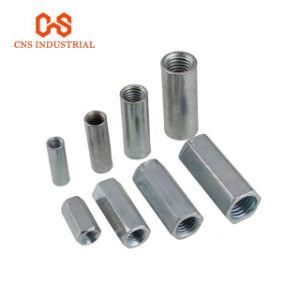 High Performance Plain Long Round Nut DIN6334 Coupling Connecting Long Hex Nut