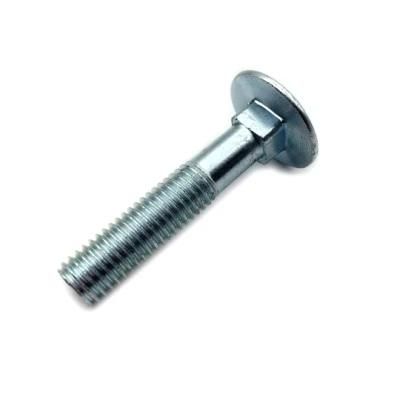 Carriage Bolt Screw with Zinc Plated