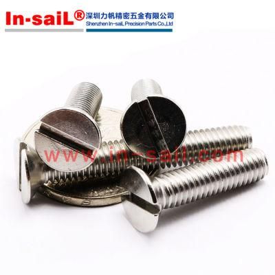 ISO2010-2011 Slotted Raised Countersunk Head Screws