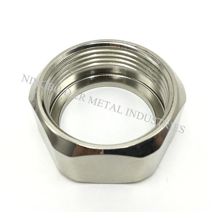 Steel Material Chrome Finish 3/4 Female Nut Use for Bath Faucet