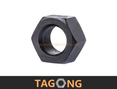 Black M24 Heavy Nuts High Strength GB6170 Hex Nuts