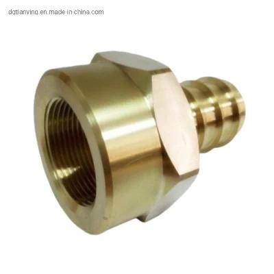 Pipe Fittings 1/4&quot; Female NPT Brass Female Connection Nipple