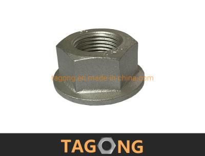 Dacromet Plated Class 8 M20 Flange Nuts Wheel Nuts DIN74361b