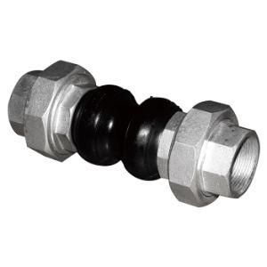 Rubber Flexible Joint Twin Ball Union Threaded Rubber Expansion Joint