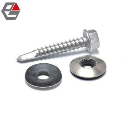 Stainless Steel Hex Flange Head Self Drilling Roofing Screw with EPDM Washer