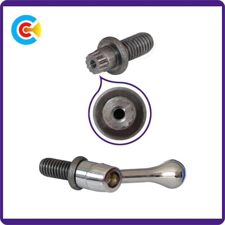 4.8/8.8/10.9/Carbon Steel Galvanized Customized Non-Standard Hobbing Car Handle Mechanical Screw