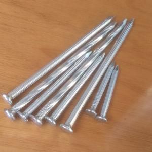 45# 1 Inch Zp Straight Fluted Shank Concrete Nail