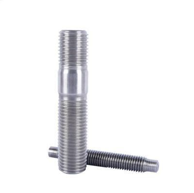 DIN938 Stud Metal End Stainless Steel Fasteners Double Thread Bolt