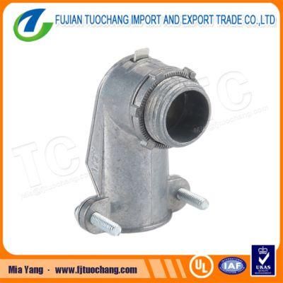 Angle Squeeze Connector for Flexible Metal Conduit