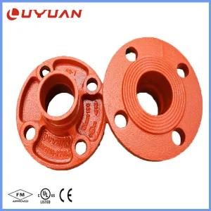 UL Listed, FM Approval Grooved Flange Adapter 3&quot;-88.9mm