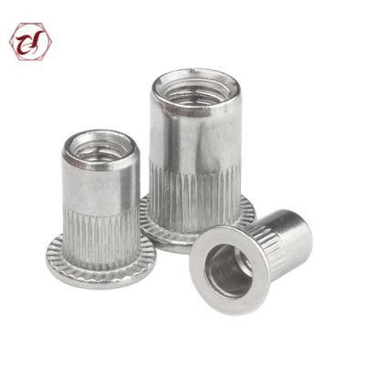 Customized Slipproof Stainless Steel 304 Knurled Nut Rivet Nut