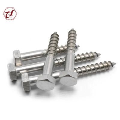 DIN571 A2 Hex Head Wood Screw Hex Lag Screw