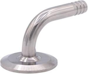 Compression Coupling Hose Barb Pipe Fitting 1.5&quot; Tri Clamp Double Ferrule 90 Degree Elbow