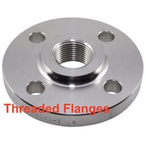 Jq-06 ASME/ANSI/DIN/GOST/BS En RF/FF/Rtj 150#-2500# Carbon Steel Forged Wn/So/Threaded/Plate/Socket/Blind Flange