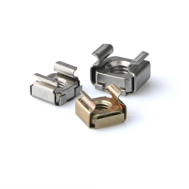 Yellow Galvanized or Stainless Steel Cage Nut