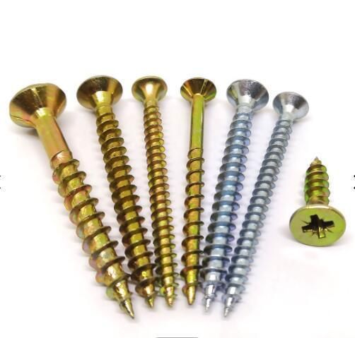 Low Price White Zinc Plated Pozi Drive Chipboard Screw