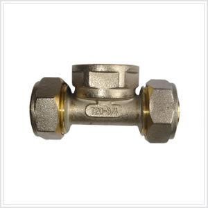 Female Brass Pipe Connector Tee