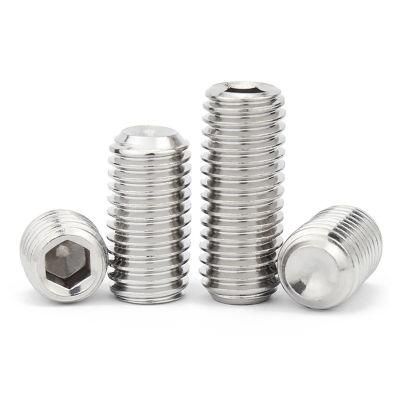 DIN 916 ISO 4029 Stainless Steel A2 A4 Hexagon Socket Set Screws with Cup Point