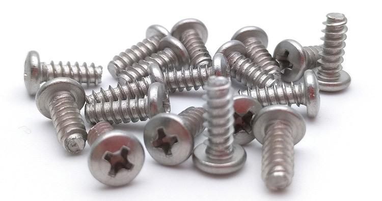 Stainless Steel A2 Small Self Tapping Phillips Pan Head Screw