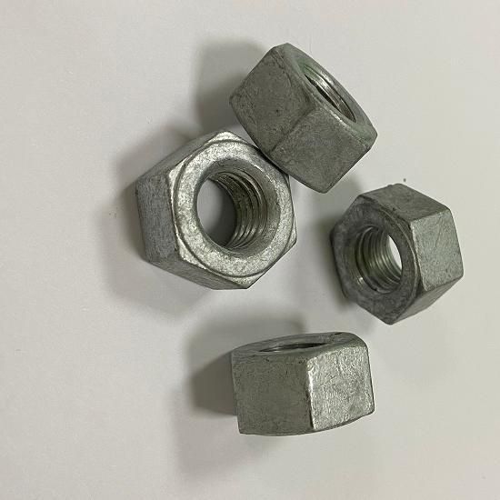 China Manufacturer Carbon Steel HDG Decromet ISO4032 Hexagon Nut